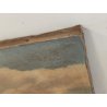 ANTICO QUADRO DIPINTO olio tela XIX sec GOLFO NAPOLI Mich. Colio MARINA BARCHE