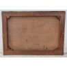 ANTICO QUADRO DIPINTO olio tela XIX sec GOLFO NAPOLI Mich. Colio MARINA BARCHE