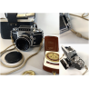 FOTOCAMERA EXAKTA Ihagee Dresden Varex IIa OBIETTIVO Zeiss Jena T 1:2,8 - 50 mm