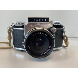 FOTOCAMERA EXAKTA Ihagee Dresden Varex IIa OBIETTIVO Zeiss Jena T 1:2,8 - 50 mm