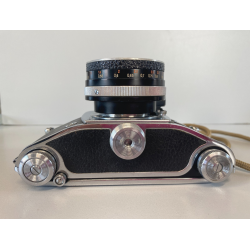 FOTOCAMERA EXAKTA Ihagee Dresden Varex IIa OBIETTIVO Zeiss Jena T 1:2,8 - 50 mm