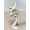 FIGURA STATUINA PORCELLANA Capodimonte BALLERINA PIZZO TUTù COLLEZIONE MANCANZE