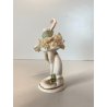 FIGURA STATUINA PORCELLANA Capodimonte BALLERINA PIZZO TUTù COLLEZIONE MANCANZE