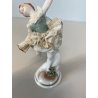 FIGURA STATUINA PORCELLANA Capodimonte BALLERINA PIZZO TUTù COLLEZIONE MANCANZE