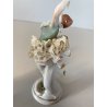 FIGURA STATUINA PORCELLANA Capodimonte BALLERINA PIZZO TUTù COLLEZIONE MANCANZE