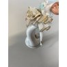 FIGURA STATUINA PORCELLANA Capodimonte BALLERINA PIZZO TUTù COLLEZIONE MANCANZE