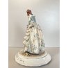 FIGURA STATUINA PORCELLANA Capodimonte FIORAIA PIZZO COLLEZIONE VINTAGE MANCANZE