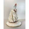 FIGURA STATUINA PORCELLANA Capodimonte FIORAIA PIZZO COLLEZIONE VINTAGE MANCANZE