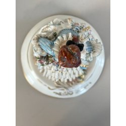 FIGURA STATUINA PORCELLANA Capodimonte FIORAIA PIZZO COLLEZIONE VINTAGE MANCANZE
