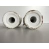 COPPIA BUSTO FANCIULLI SCULTURA CERAMICA BISCUIT Triade PBB Benacchio 7,2 cm/h