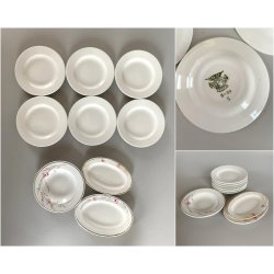 RARO MINI SERVIZIO PER 6 BAMBOLE 9 pz VINTAGE CERAMICA SCI Laveno EPOCA  '39