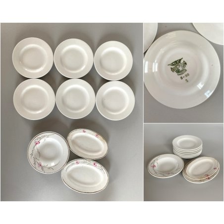 RARO MINI SERVIZIO PER 6 BAMBOLE 9 pz VINTAGE CERAMICA SCI Laveno EPOCA  '39