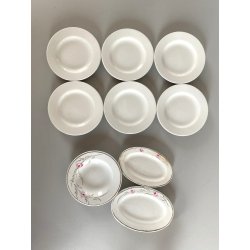 RARO MINI SERVIZIO PER 6 BAMBOLE 9 pz VINTAGE CERAMICA SCI Laveno EPOCA  '39