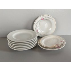 RARO MINI SERVIZIO PER 6 BAMBOLE 9 pz VINTAGE CERAMICA SCI Laveno EPOCA  '39