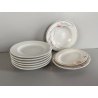 RARO MINI SERVIZIO PER 6 BAMBOLE 9 pz VINTAGE CERAMICA SCI Laveno EPOCA  '39