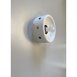 LAMPADA SOFFITTO PARETE Pozzetto DESIGN G. Gramigna PER QUATTRIFOLIO ø 19 cm '70