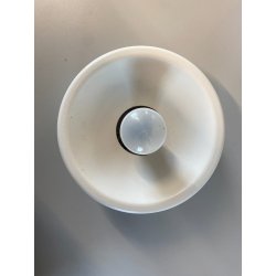 LAMPADA SOFFITTO PARETE Pozzetto DESIGN G. Gramigna PER QUATTRIFOLIO ø 19 cm '70