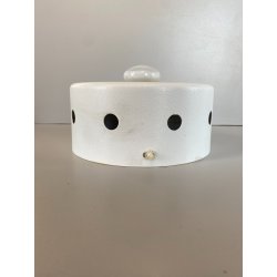 LAMPADA SOFFITTO PARETE Pozzetto DESIGN G. Gramigna PER QUATTRIFOLIO ø 19 cm '70