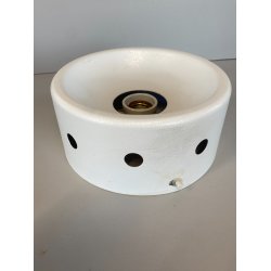 LAMPADA SOFFITTO PARETE Pozzetto DESIGN G. Gramigna PER QUATTRIFOLIO ø 19 cm '70