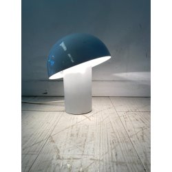 LAMPADA TAVALO ABATJOUR VINTAGE METALLO SMALTATO BIANCO DESIGN MODERNISTA '70s