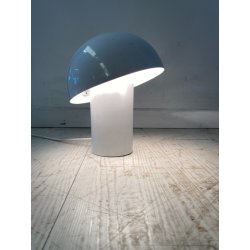 LAMPADA TAVALO ABATJOUR VINTAGE METALLO SMALTATO BIANCO DESIGN MODERNISTA '70s