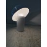 LAMPADA TAVALO ABATJOUR VINTAGE METALLO SMALTATO BIANCO DESIGN MODERNISTA '70s