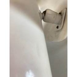 LAMPADA TAVALO ABATJOUR VINTAGE METALLO SMALTATO BIANCO DESIGN MODERNISTA '70s