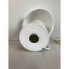 LAMPADA TAVALO ABATJOUR VINTAGE METALLO SMALTATO BIANCO DESIGN MODERNISTA '70s