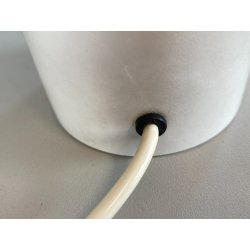 LAMPADA TAVALO ABATJOUR VINTAGE METALLO SMALTATO BIANCO DESIGN MODERNISTA '70s
