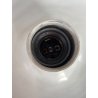 LAMPADA PARETE SOFFITTO a DISCO ROTONDA METALLO LACCATO BIANCO ø 35 cm ANNI '70
