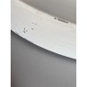 LAMPADA PARETE SOFFITTO a DISCO ROTONDA METALLO LACCATO BIANCO ø 35 cm ANNI '70
