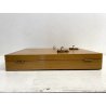 ARMADIETTO PORTACHIAVI PARETE VINTAGE SCATOLA LEGNO CHIARO 20 GANCI SERRATURA