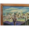 QUADRO DIPINTO olio tela Carlo Monti PAESAGGIO ROCCA ANGERA Lago Maggiore ARONA