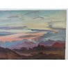 QUADRO DIPINTO olio tela Carlo Monti Arona PAESAGGIO BOSCO ALBA Lago Maggiore