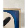 QUADRO DIPINTO TECNICA MISTA Aldo Gentilini COMPOSIZIONE ASTRATTA VINTAGE '70