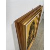 QUADRO MATERICO DESIGN Caizzi DIPINTO ACRILICO TELA Belgirate '85 RITRATTO DONNA