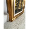QUADRO MATERICO DESIGN Caizzi DIPINTO ACRILICO TELA Belgirate '85 RITRATTO DONNA