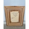 QUADRO MATERICO DESIGN Caizzi DIPINTO ACRILICO TELA Belgirate '83 RITRATTO DONNA