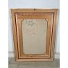 GRANDE QUADRO DESIGN Caizzi DIPINTO ACRILICO TELA Belgirate '85 NATURA MORTA