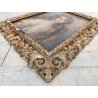 QUADRO DIPINTO OLIO TAVOLA G. Maldarelli RITRATTO DONNA '900 CORNICE BAROCCA