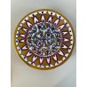 2 PIATTO PARATA MAIOLICA LUSTRO ORO A. Rubboli Gualdo Tadino INTEGRI ø17,5cm '40