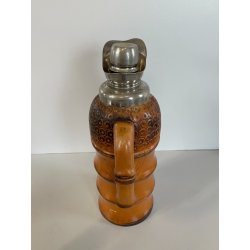 VINTAGE CARAFFA Cocktail THERMOS BROCCA DESIGN Aldo Tura Macabo ANNI 50 LEGNO