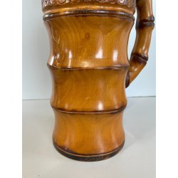 VINTAGE CARAFFA Cocktail THERMOS BROCCA DESIGN Aldo Tura Macabo ANNI 50 LEGNO