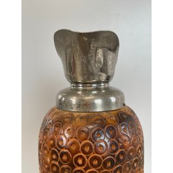 VINTAGE CARAFFA Cocktail THERMOS BROCCA DESIGN Aldo Tura Macabo ANNI 50 LEGNO