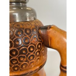 VINTAGE CARAFFA Cocktail THERMOS BROCCA DESIGN Aldo Tura Macabo ANNI 50 LEGNO