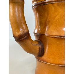 VINTAGE CARAFFA Cocktail THERMOS BROCCA DESIGN Aldo Tura Macabo ANNI 50 LEGNO