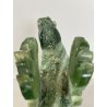 ANTICA SCULTURA ASIATICA CAVALLO IN PIETRA GIADA VERDE PEGASO ALI BASE HORSE