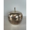 SCATOLA MELA LINO SABATTINI CHRISTOFLE FLEURON METALLO ARGENTATO ANNI 50 APPLE