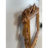 ANTICA PICCOLA CORNICE BAROCCA DORATA LEGNO 40 cm x 39 cm EPOCA '900 quadro old