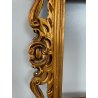 ANTICA PICCOLA CORNICE BAROCCA DORATA LEGNO 40 cm x 39 cm EPOCA '900 quadro old